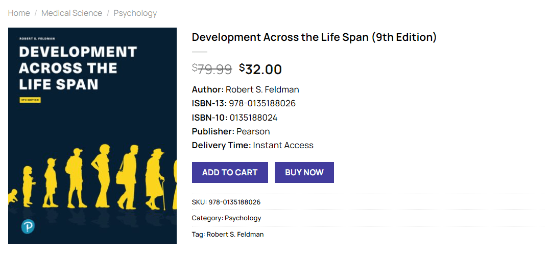 Development Across the Life Span 9th Edition