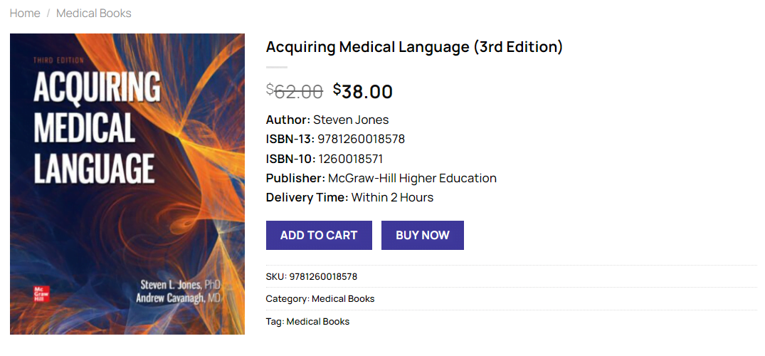 Acquiring Medical Language 3rd Edition